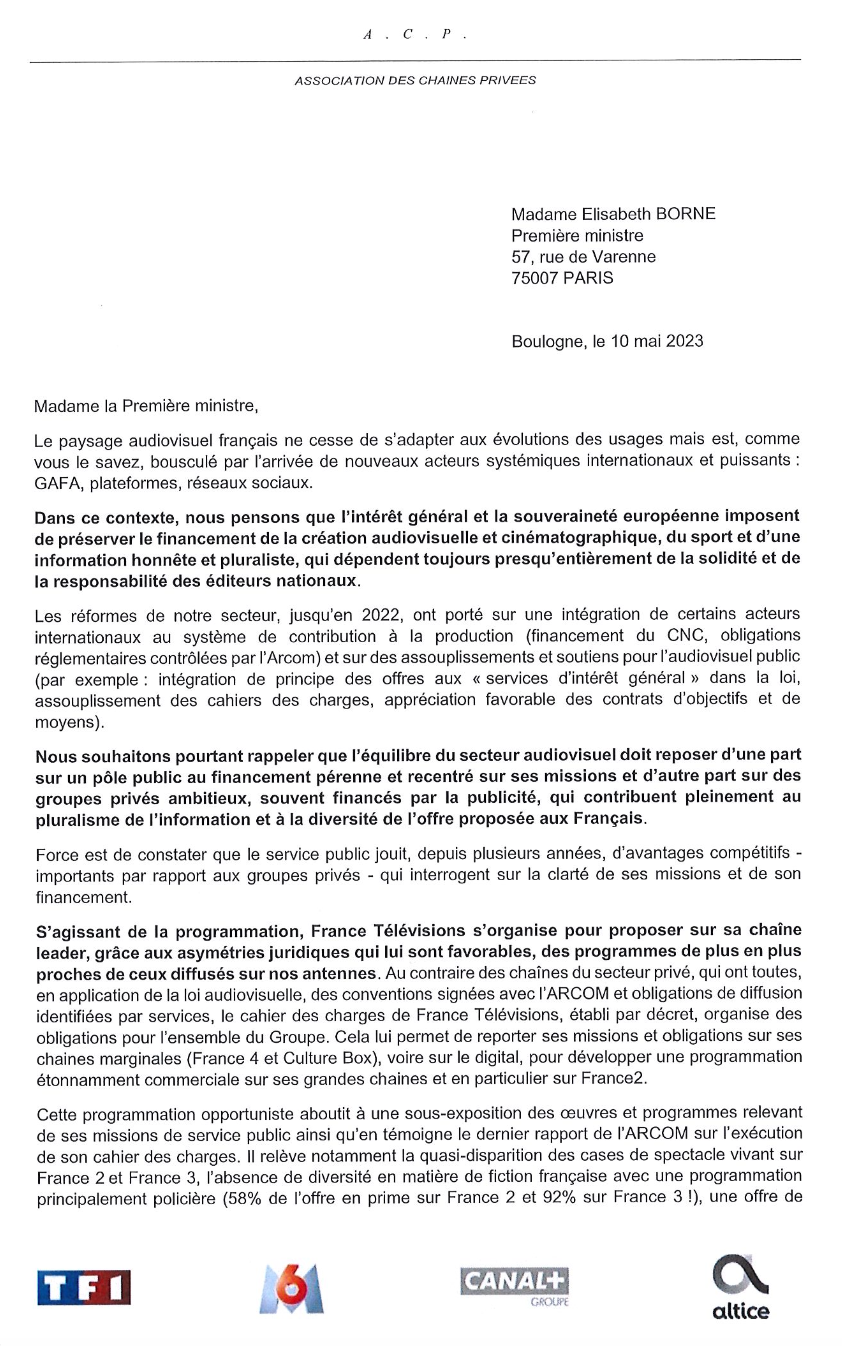 Lettre ACP