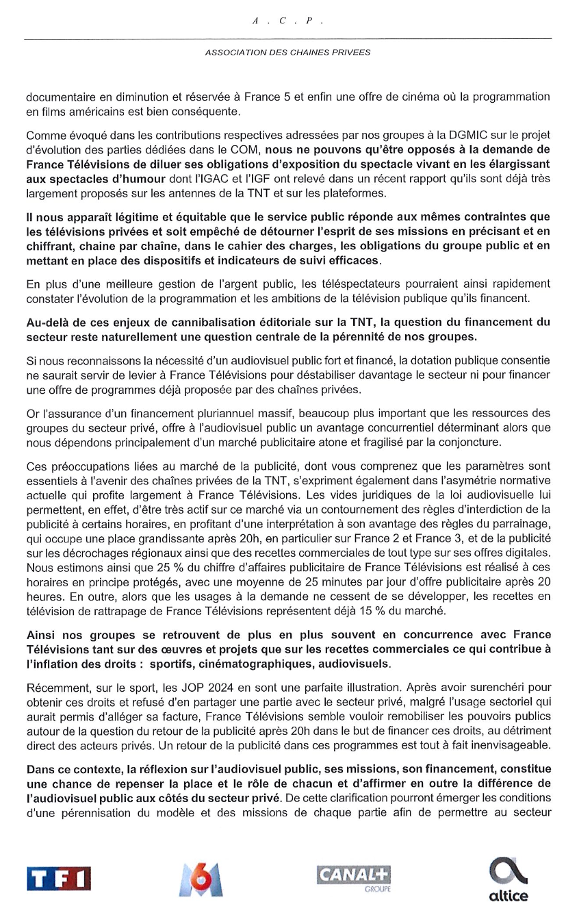 Lettre ACP