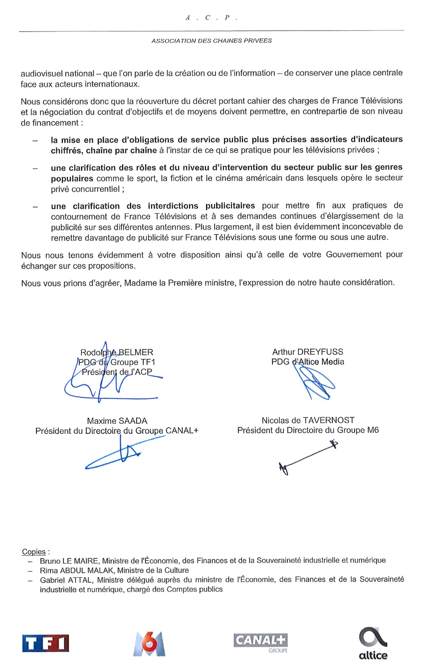 Lettre ACP