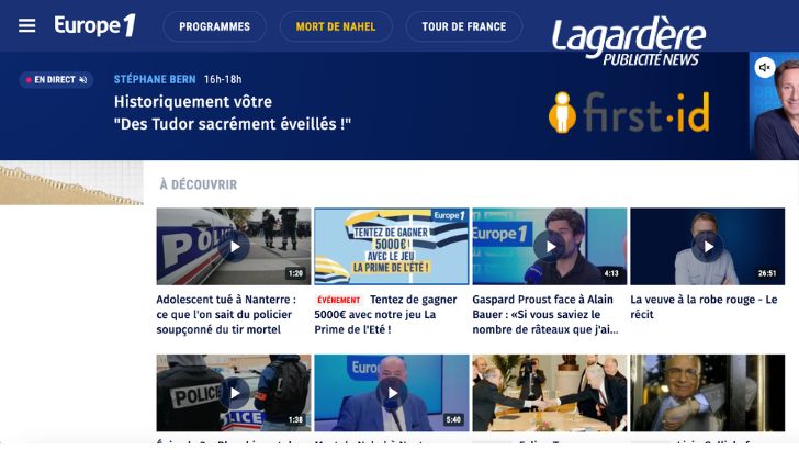 Lagardère Publicité News intègre la solution First.ID