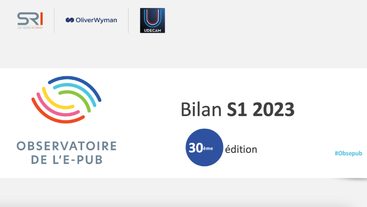 Publicité digitale : la croissance ralentit à +5% au 1er semestre, selon l’Observatoire du SRI