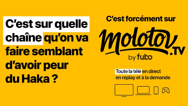 Molotov fait campagne en DOOH, sur le digital et en PQN