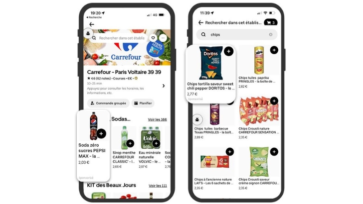 Uber lance un nouveau format publicitaire sur Uber Eats avec Criteo