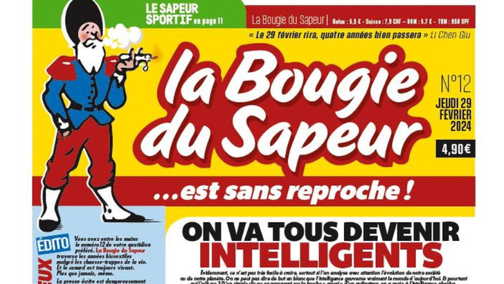 La Bougie du Sapeur, seul quotidien quadri-annuel, paraît ce 29 février