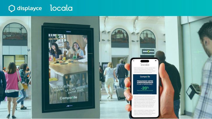 Displayce et Locala renouvellent leur partenariat