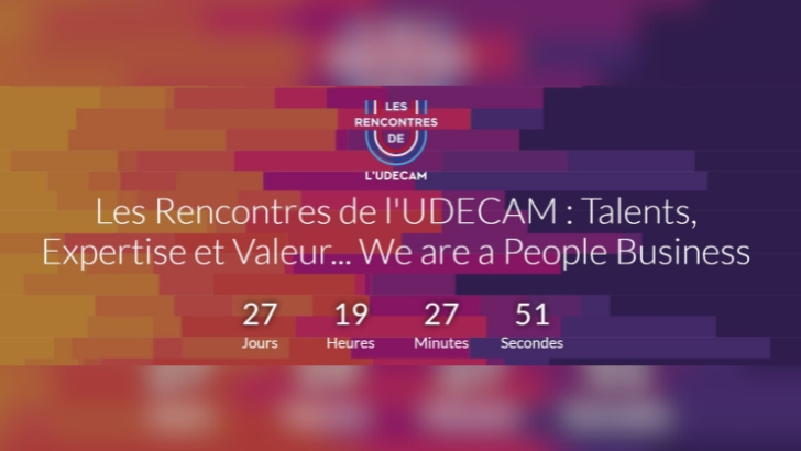 Tic-tac, tic-tac ! Moins d’un mois avant les prochaines Rencontres de l’Udecam