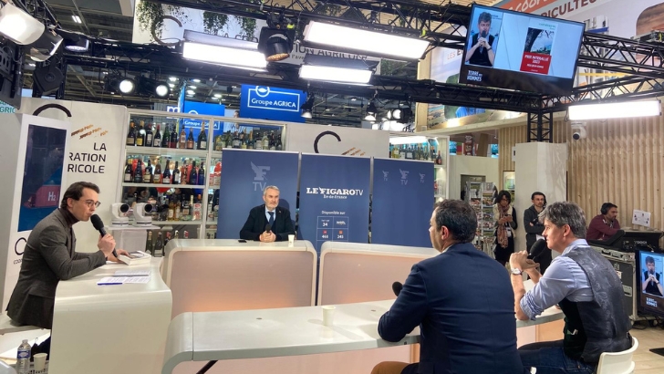 Le Figaro TV s’installe au Salon de l’Agriculture