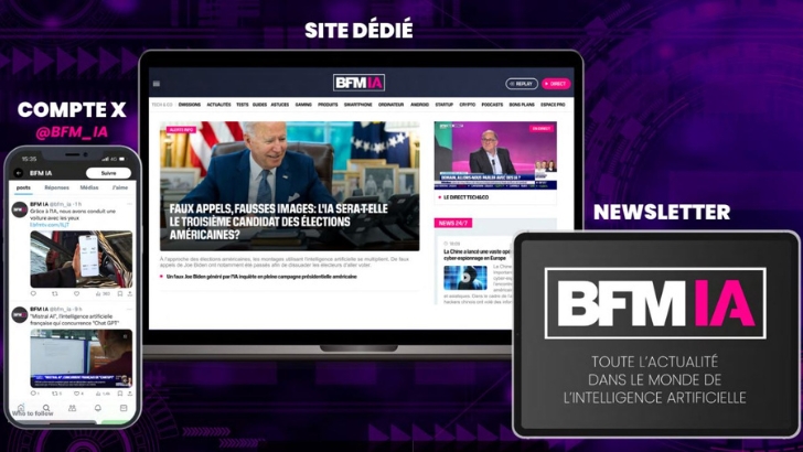 BFM Business développe une verticale liée à l’intelligence artificielle