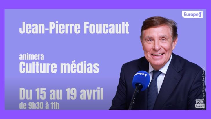 Jean-Pierre Foucault revient sur Europe 1 pour animer Culture médias