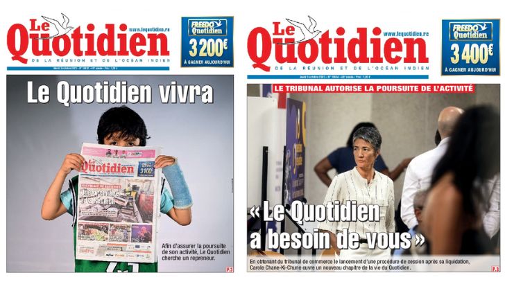 Le Quotidien de La Réunion a trouvé un repreneur