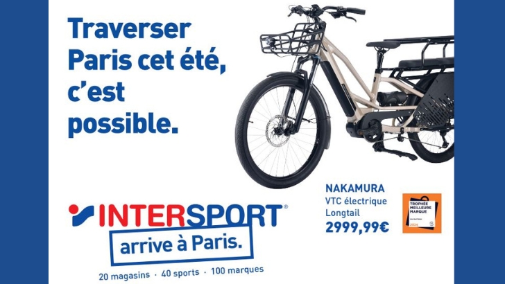 Blue 449 accompagne Intersport dans Paris