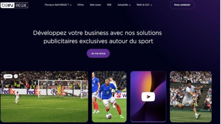 BeIN Régie dévoile son nouveau site internet