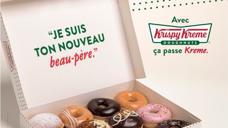 DOOH  :  les doughnuts de Krispy Kreme se font connaitre à Paris et sa région