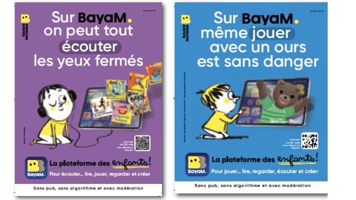 TamTam Conseil et Bayard Jeunesse dévoilent la campagne de la plateforme BayaM