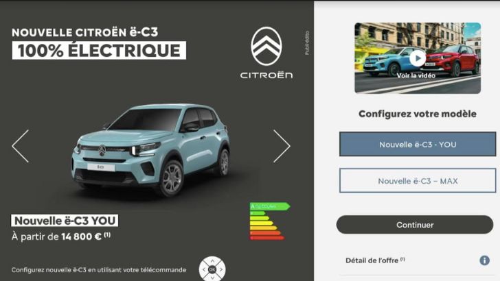 Orange Advertising crée un Car Configurator sur la TV d’Orange