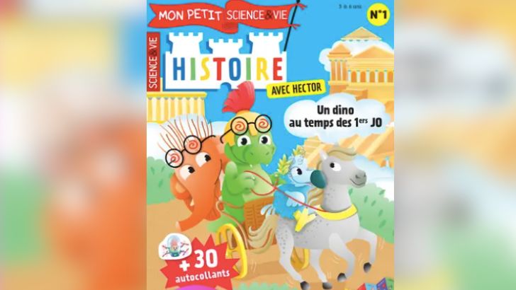 Science & Vie s’adresse aux 3-6 ans avec un nouveau mensuel sur l’Histoire