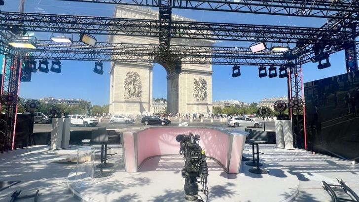 France Télévisions en direct de l’Arc de Triomphe pour les Jeux paralympiques