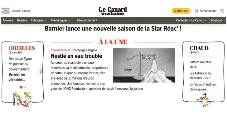 Le Canard enfin en ligne