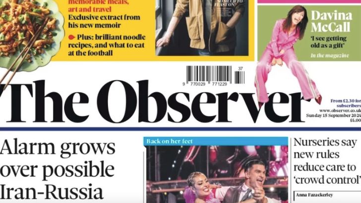 Au Royaume-Uni, The Observer est en vente