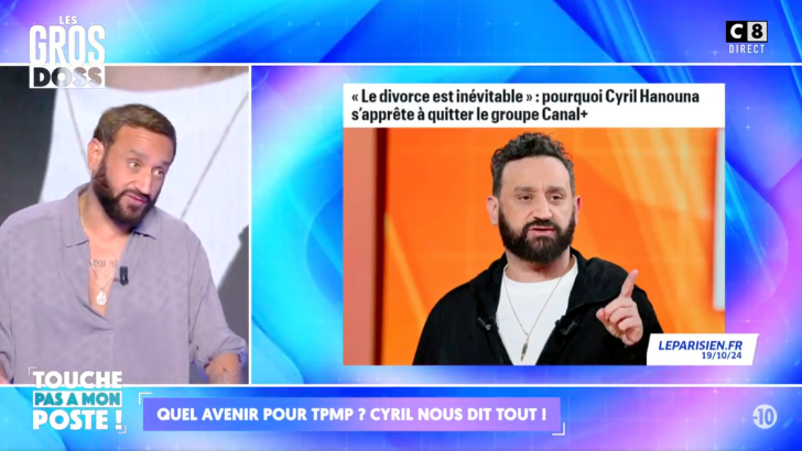 C8 : Cyril Hanouna travaille avec Canal+ sur « d’autres solutions »