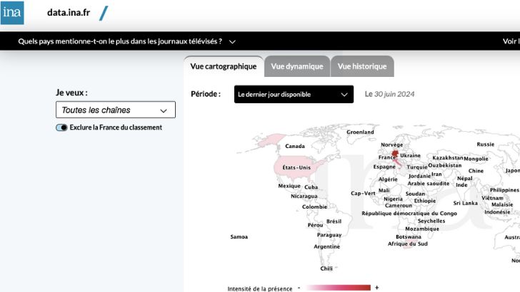 L’INA lance data.ina.fr, une plateforme d’analyse des médias audiovisuels français par l’IA