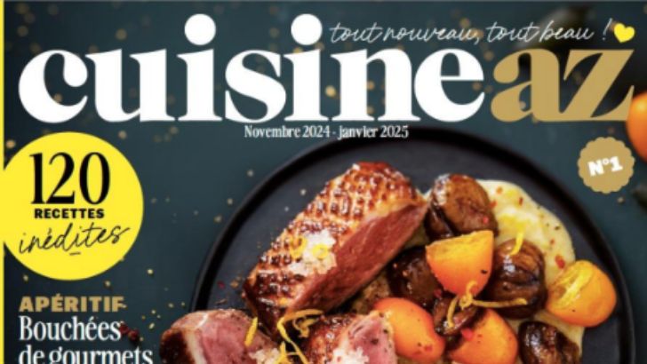 Prisma Media lance le magazine Cuisine AZ