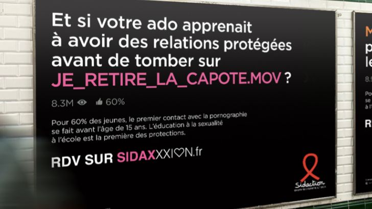 Sidaction, The Good Company et Values.media dévoilent une campagne en faveur de l’éducation sexuelle à l’école