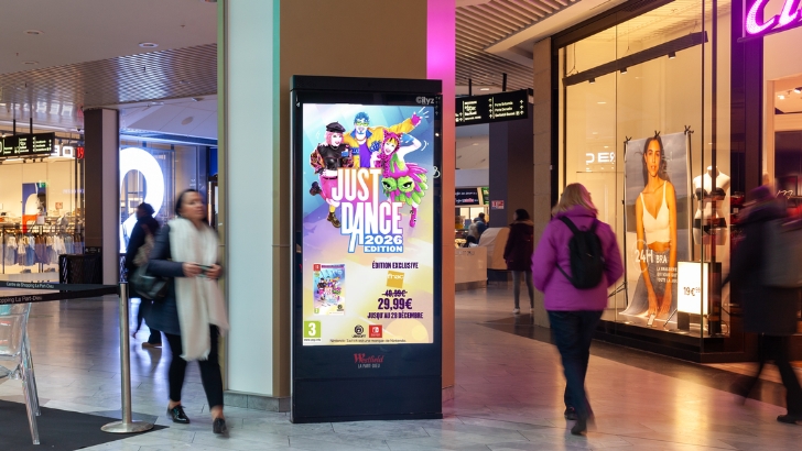 Displayce et Artefact pilotent une campagne DOOH pour Ubisoft