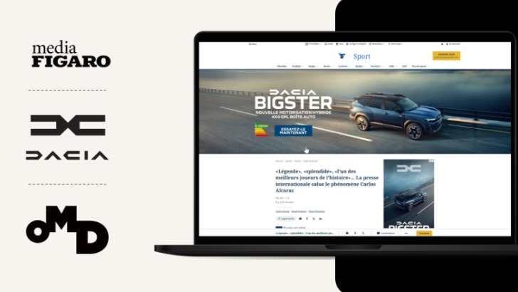 Dacia et OMD misent sur un format XXL avec Media Figaro pour le lancement du Bigster