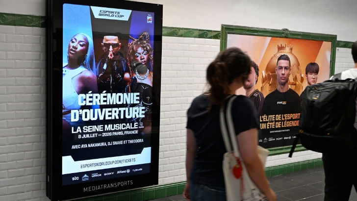 Mediatransports déploie la campagne de l’Esports World Cup dans le métro parisien