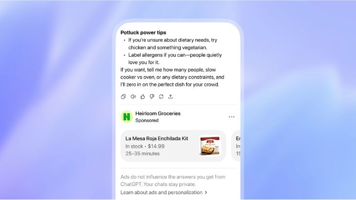 ChatGPT Ads dévoile ses premiers résultats via Criteo