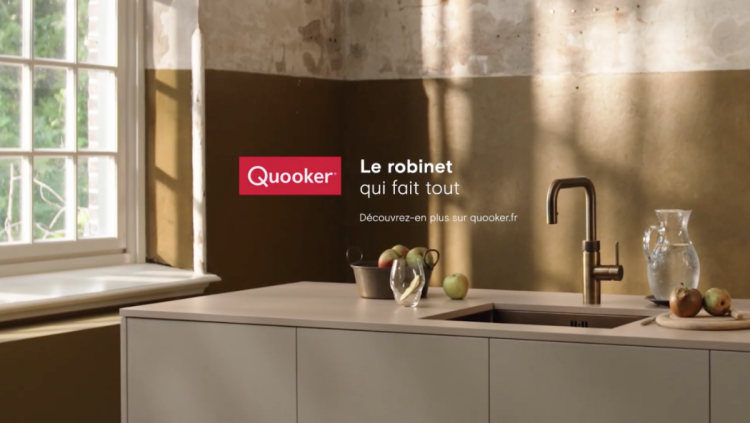 Quooker confie à ORIXA sa première campagne française, 100% CTV