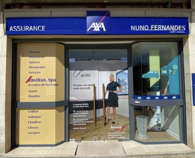 AXA offre une campagne d’affichage de proximité à ses clients