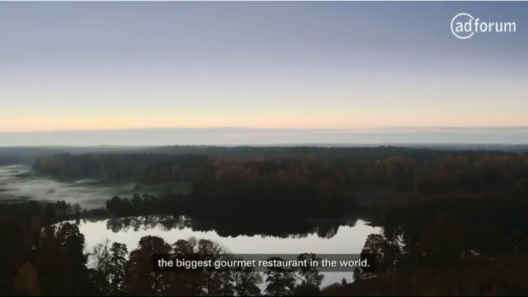 Une table nature étoilée