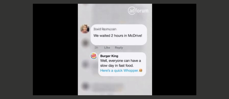 Burger King répond en ligne à TOUS les fans de burgers