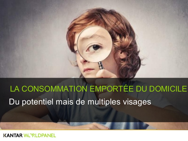 Les multiples cibles et moments de la consommation à emporter décrits par Kantar Worldpanel