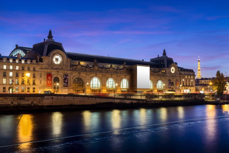 La toile publicitaire du Musée d’Orsay opérée par Athem