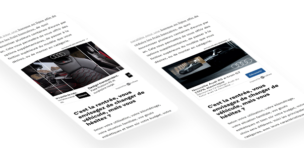Invibes accompagne l’innovation d’Audi avec des formats in-feed inédits