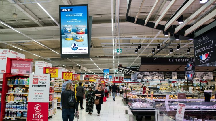 Géant Casino retient in-Store Media pour son DOOH