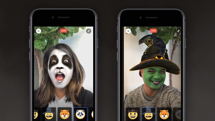 Facebook introduit des filtres dans ses vidéos live pour Halloween