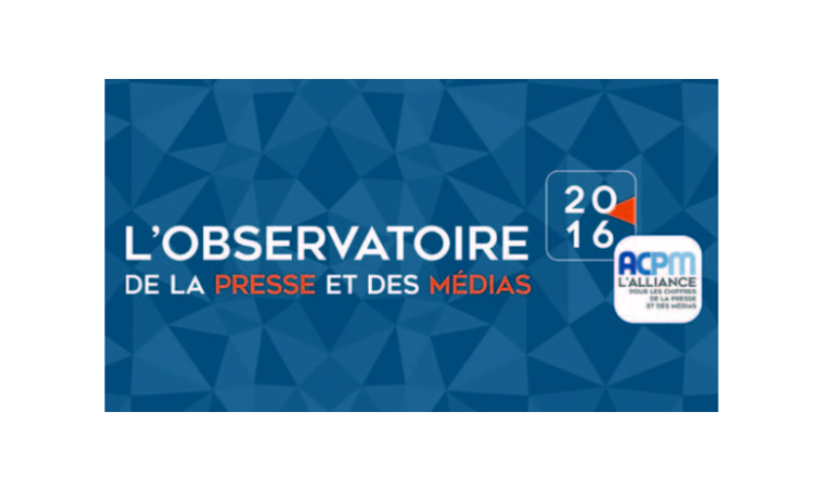 Les chiffres de l’observatoire de la presse et des médias de l’ACPM