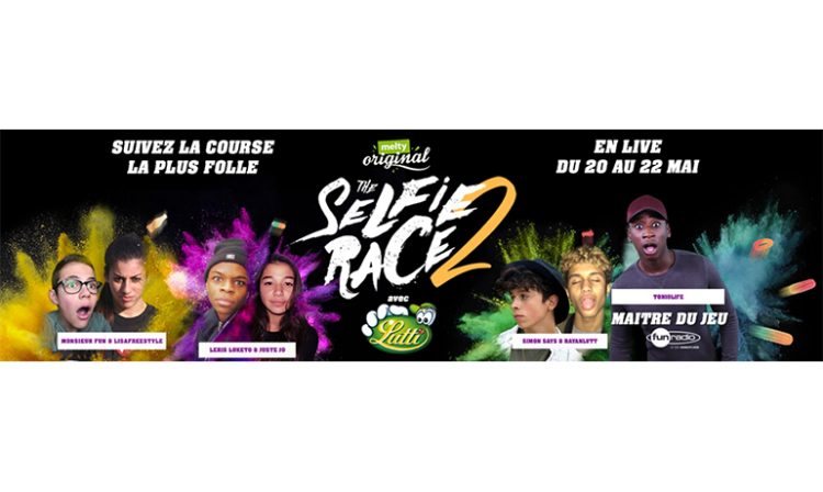 Melty organise la deuxième saison de « The Selfie Race » en partenariat avec Lutti