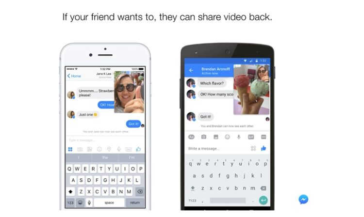 Facebook facilite le partage des vidéos en direct dans Messenger avec Instant Video