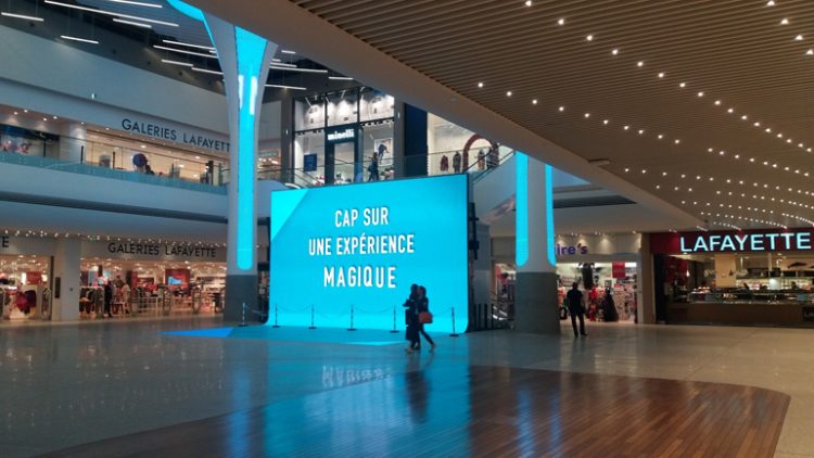 Clear Channel France inaugure son dispositif immersif Digital Wave à Cap 3000 Nice Côte d’Azur