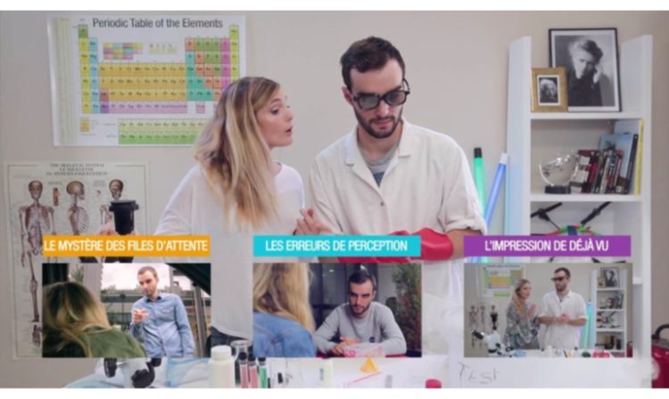 The Story Lab et Nroll font la promotion de La Fête de la Science dans un pré-roll interactif