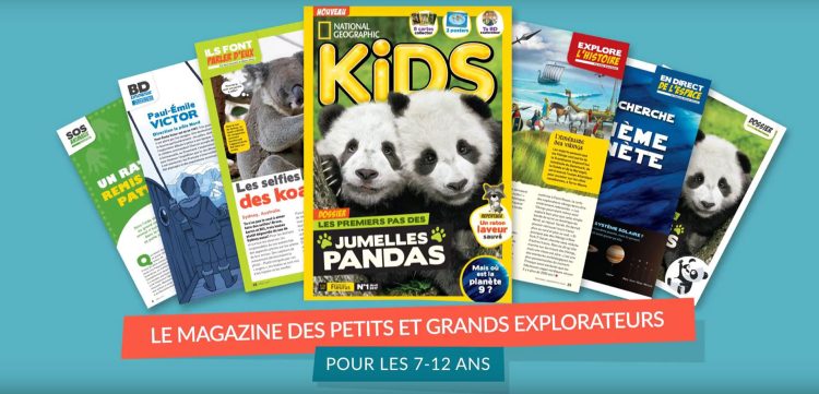 Sortie de National Geographic Kids avec Fleurus Presse