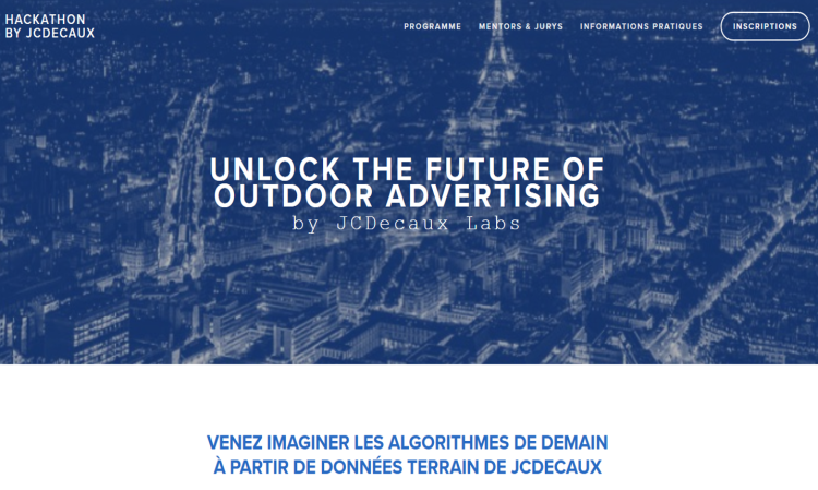 JCDecaux organise un hackathon avec Veltys et Numa pour créer de nouveaux algorithmes au service de la publicité extérieure