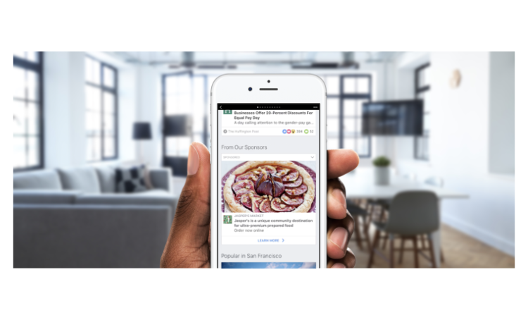 Facebook ajoute des publicités natives au sein de la section «articles recommandés» d’Instant Articles