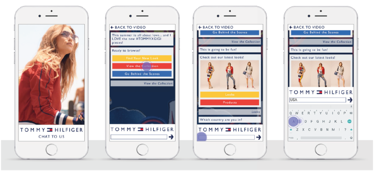 Teads intègre pour la première fois un chatbot dans une campagne vidéo pour Tommy Hilfiger