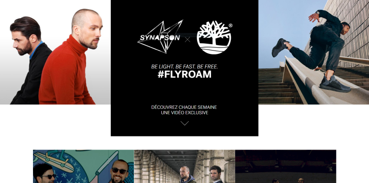 Vizeum et The Story Lab s’associent en musique à Synapson pour la Flyroam de Timberland